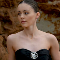 Pisces Artisan Zirconia Pavé Stud Earrings (Silver)