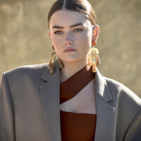 Soft Echo Resin Drop Earrings