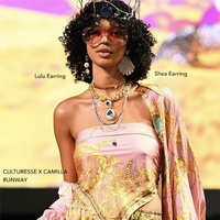 LuLu Bohemian Mismatching Shell Drop Earrings