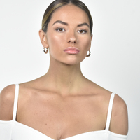 Avalynn Classic Hoop Earrings (Silver)