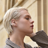 Mridu Freshwater Pearl Cuff Earrings