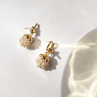 Linnet Pearl Bouquet Mismatching Earrings 