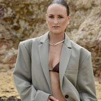 Anica Twin Droplet Earrings (Gold)