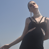 Aries Arch String Statement Earrings (Oversized)