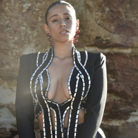 Darya Artsy Wave Earrings (Red)