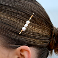 Adva Freshwater Pearl Hair Clip