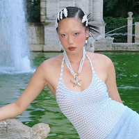 Alexis Vintage Pearly Barrette Set