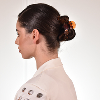 Juniper Bead Curve Hair Claw - Large