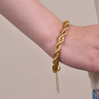 Belina Twisted Gold Bracelet 
