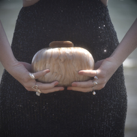 Benoite Artsy Resin Clutch 