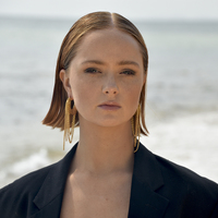 McKenna 24K Bowl Chain Earrings (Imperfect)