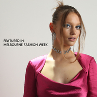 Juliet Crystal Diamante Earrings (my ears are pierced)