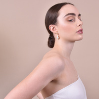 Mediterranean Baroque Pearl Drop Earrings (Imperfect)