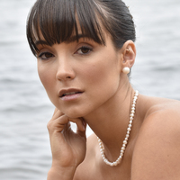 Bay Baroque Pearl Stud Earrings (Imperfect No.4)