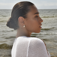 Leona Artsy Silver Bowl Earrings