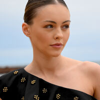 Cancer Artisan Zirconia Pavé Stud Earrings (Gold)