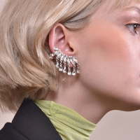 Belle Ame Diamante Climber Earrings