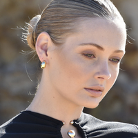 La Lumiere Modern Cocoon Earrings (Gold Vermeil)