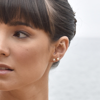 Siria Dainty Opal Stud Earrings