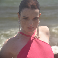 Chase Diamante Leopard Statement Earrings (Oversized)