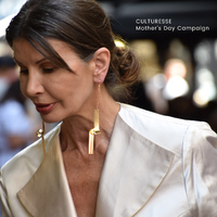 Eilleen Golden Twirl Earrings