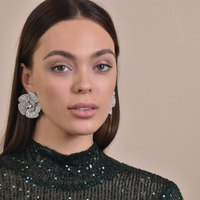 Christabel Diamante Statement Earrings