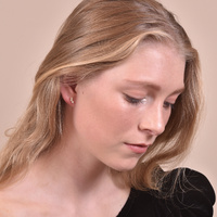 Nia Gold Filled Sparkling Stud Earrings