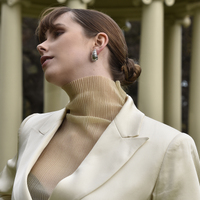 Odyssey Artsy Cocoon Earrings (Silver)