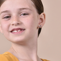 Dachshund Diamante Stud Earrings