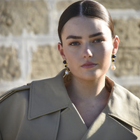 Odette Lapis Lazuli Pearl Drop Earrings (Gold)