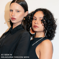 Emiri Luxury Leather Stitched Earrings (Brown)