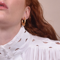 Lowe Modern Gold Curve Earrings