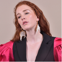 Laurissa Luxury Pearl Tassel Earrings