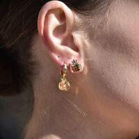 Amaris Pomegranate Stud Earrings