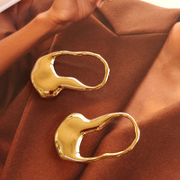 Adele Irregular Gold Flow Earrings