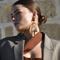 Soft Echo Resin Drop Earrings