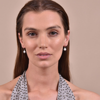 Joslyn Starburst Dainty Hoop Earrings