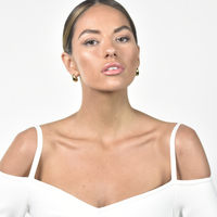 Elea Modern Teardrop Earrings (Gold Vermeil)