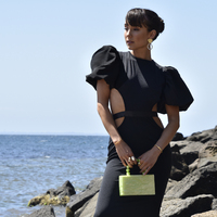 Camila 24K Sculpture Pearl Drop Earrings