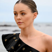 Virgo Artisan Zirconia Pavé Stud Earrings (Gold)