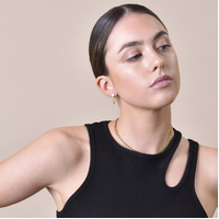 Archer Modern Muse Loop Chain Earrings 