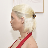 Ari Bow Hair Claw Set (Red & Turquoise)