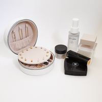 Vegan Leather Jewellery Storage Travel Case