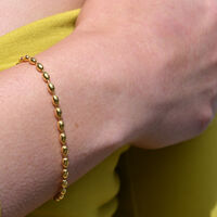 Modern Muse Beaded Bracelet (Gold Vermeil)