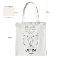 She Is Gemini Eco Zodiac Muse Tote Bag