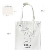 She Is Libra Eco Zodiac Muse Tote Bag