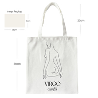 She Is Virgo Eco Zodiac Muse Tote Bag