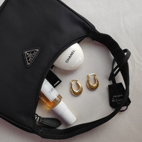 Ambrose 24K Bowl Huggie Earrings
					