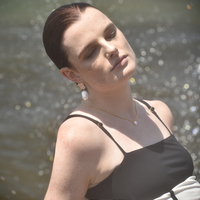 Carlotta 24K Baroque Pearl Drop Earrings (Rose Quartz)
					