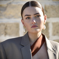 Reverie Rutilated Quartz Baroque Pearl Earrings
					